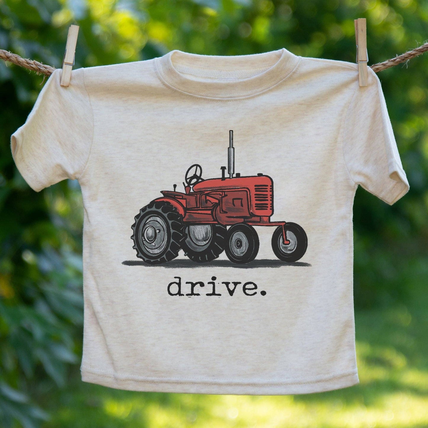"Drive" Red Tractor Farm Boys Country Western Apparel Kids