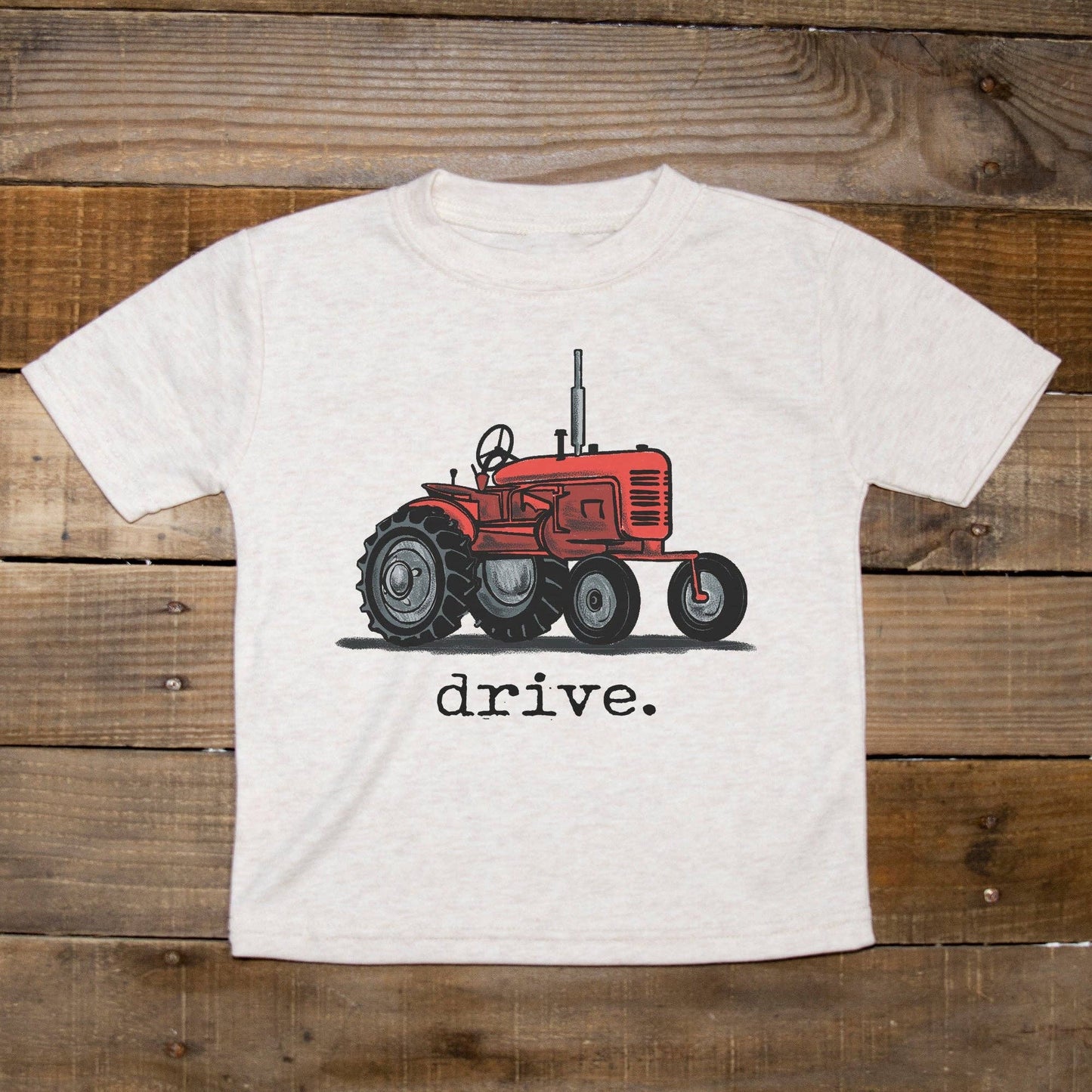 "Drive" Red Tractor Farm Boys Country Western Apparel Kids