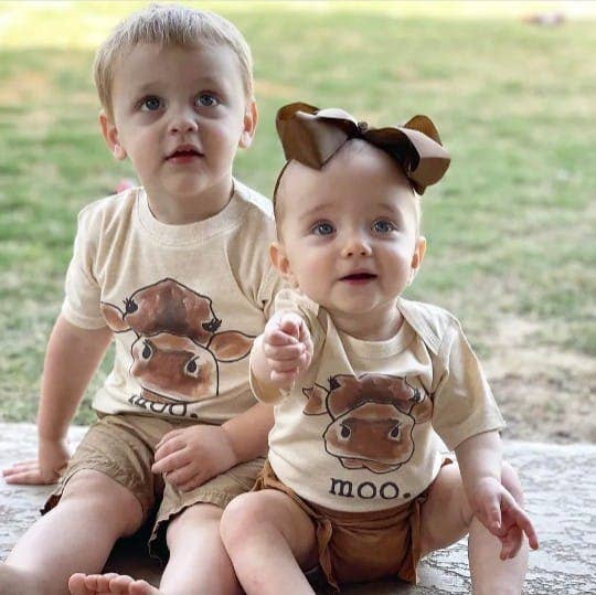 MOO Cow Baby Onsie