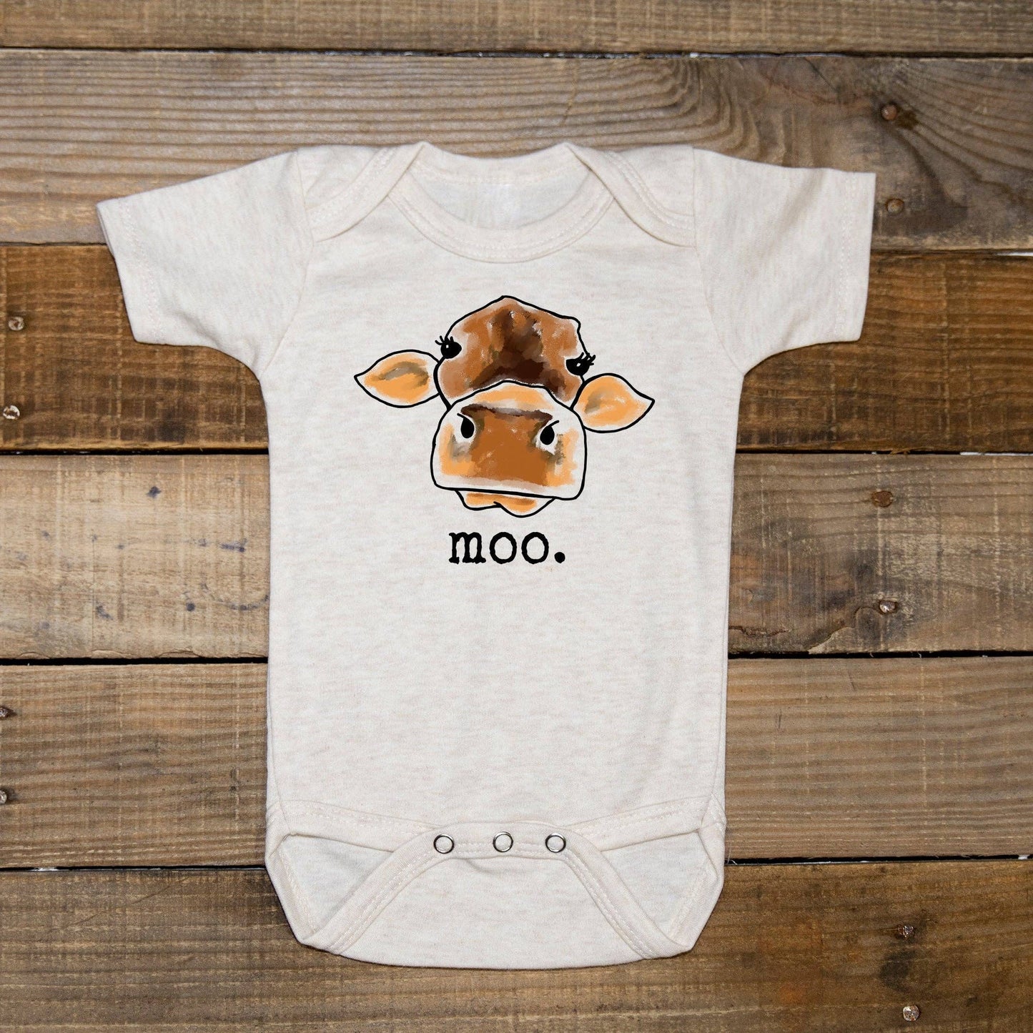 MOO Cow Baby Onsie