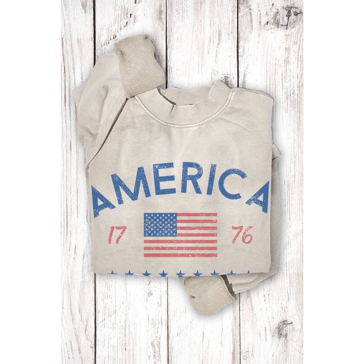 AMERICA 1776 MINERAL GRAPHIC  SWEATSHIRTS