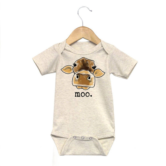 MOO Cow Baby Onsie